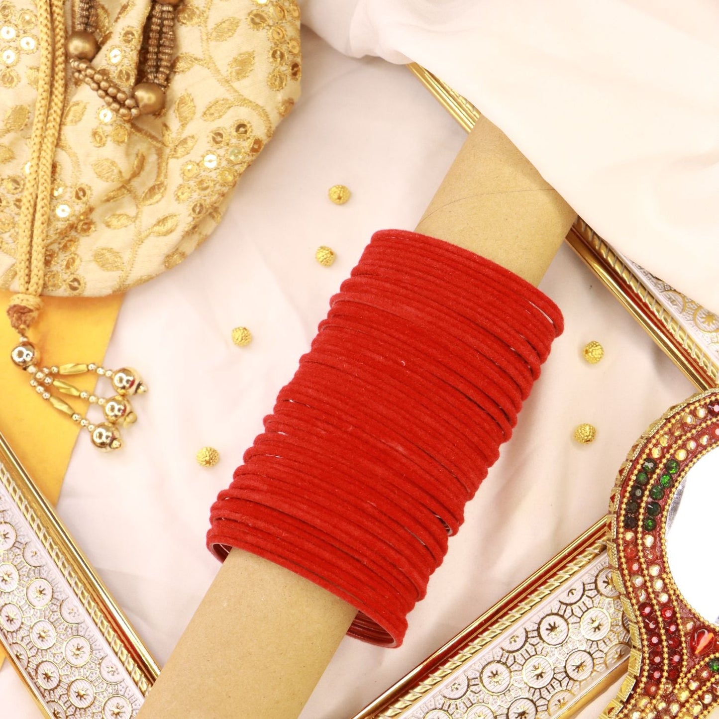 Mahek Red Bangles