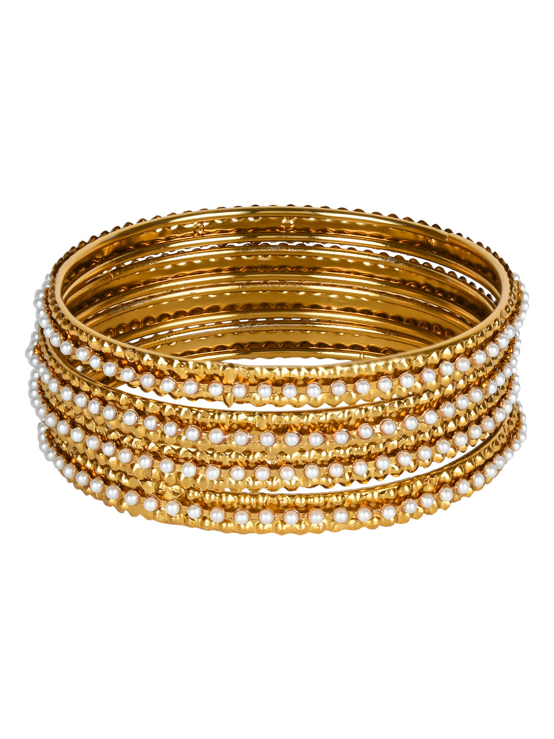 Umaira White Bangles
