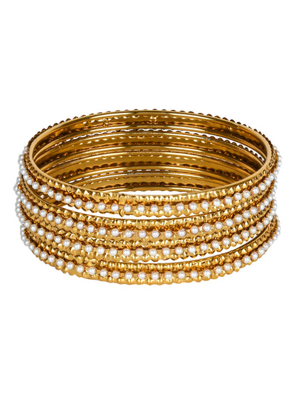 Umaira White Bangles