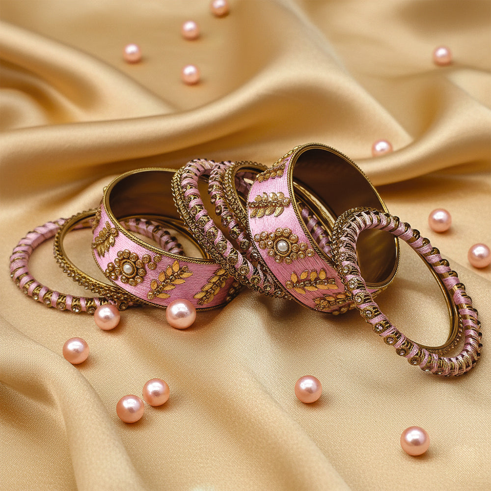 Esha Pink Bangles