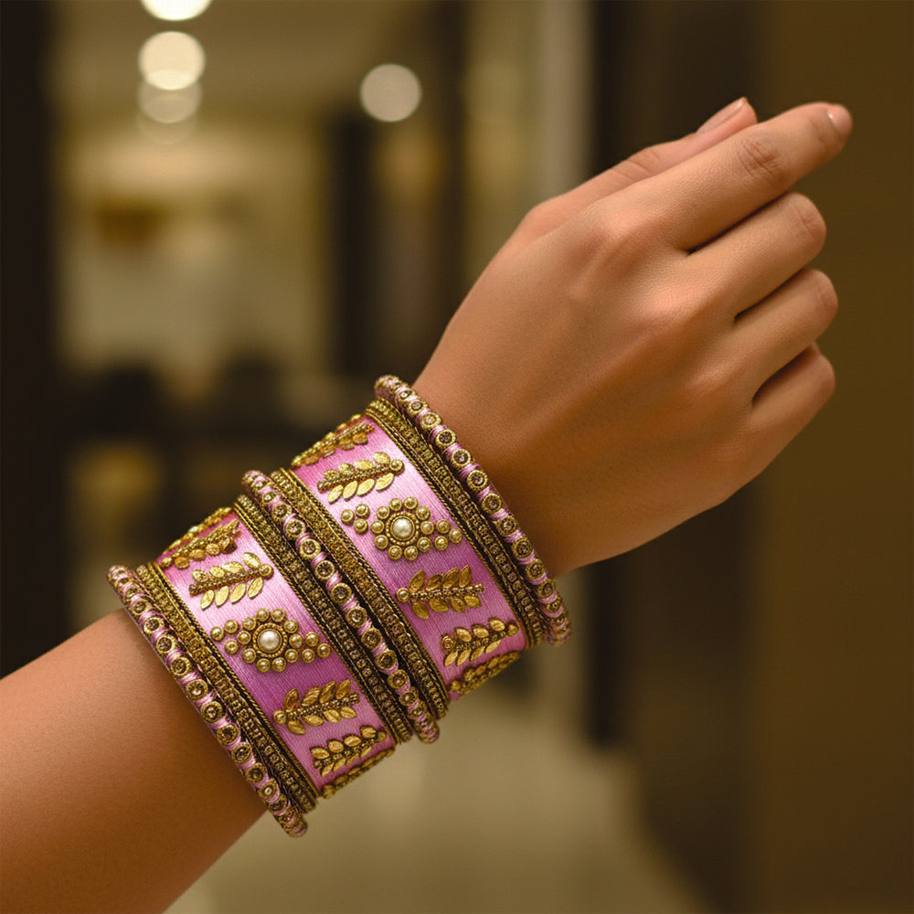 Esha Pink Bangles