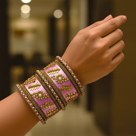 Esha Pink Bangles