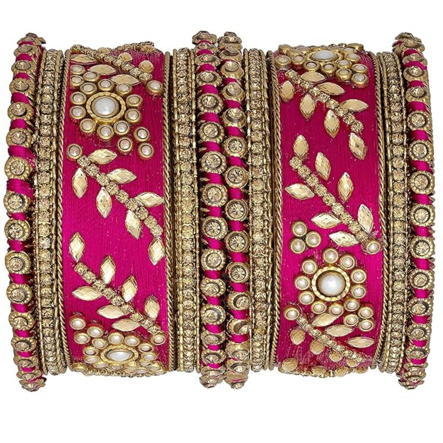 Esha Dark Pink Bangles