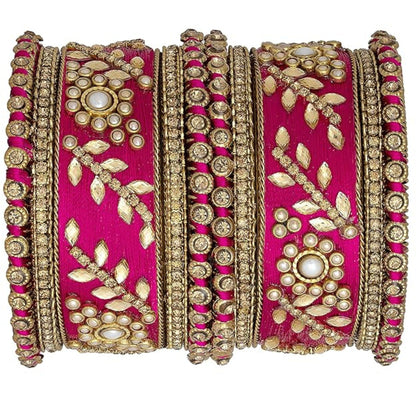 Esha Dark Pink Bangles