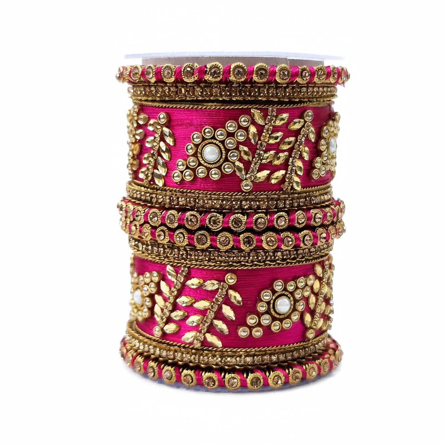 Esha Dark Pink Bangles