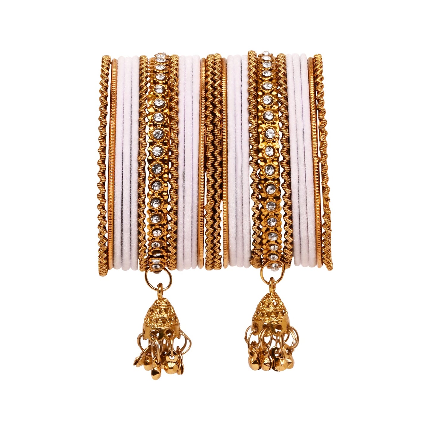Abiya - White Bangles