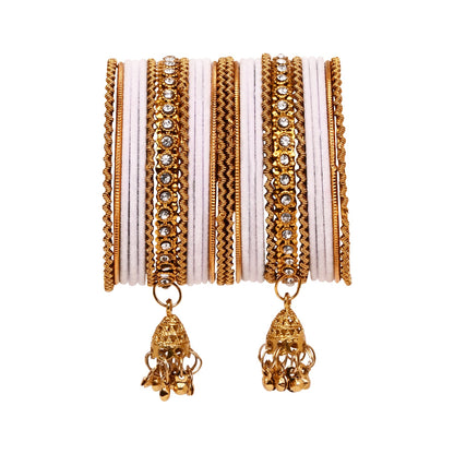 Abiya - White Bangles