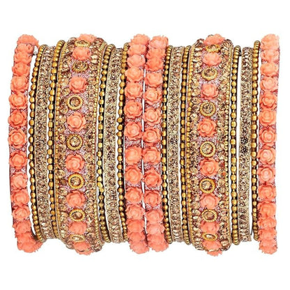 Janaki Peach Bangles