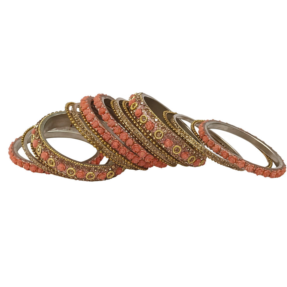 Janaki Peach Bangles